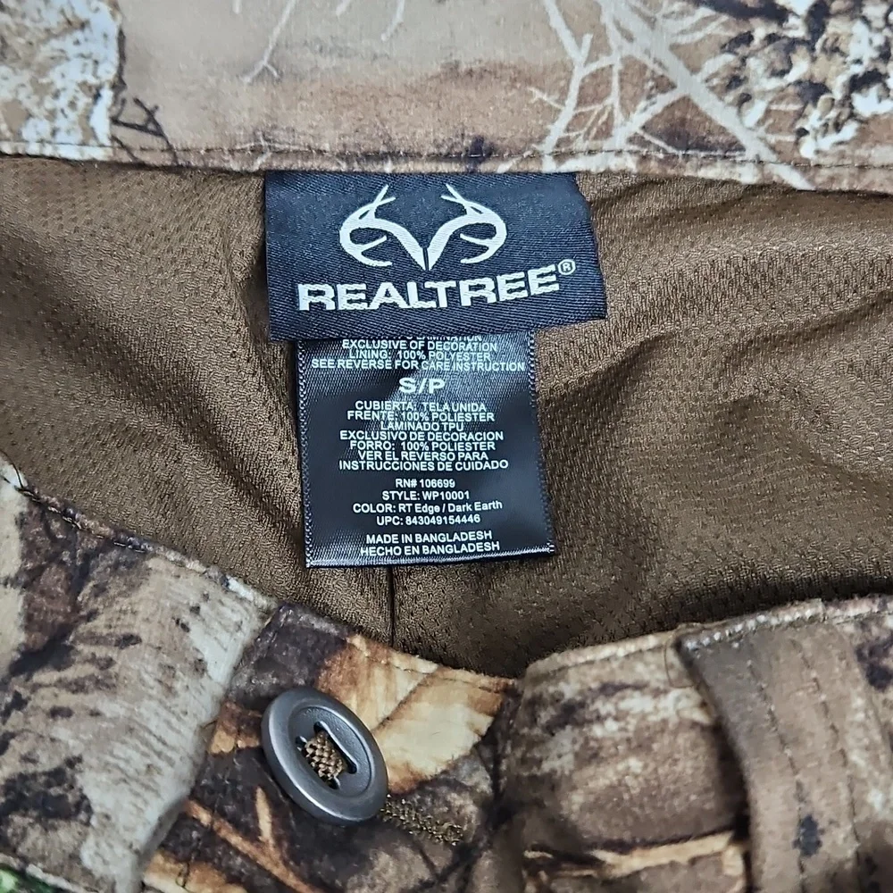 Realtree Scent Factor Hunting Camo Pants Size Small Mens